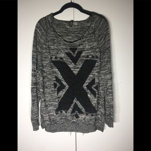 H&M Graphic Print Sweater